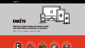 What Enketo.org website looked like in 2020 (4 years ago)