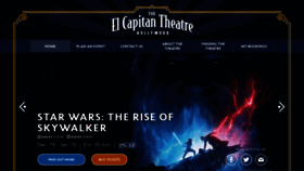 What Elcapitantheatre.com website looked like in 2020 (4 years ago)