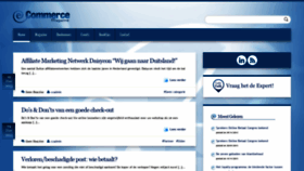 What E-commercemagazine.nl website looked like in 2020 (4 years ago)