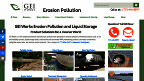 What Erosionpollution.com website looked like in 2020 (4 years ago)