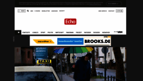What Echo-online.de website looked like in 2020 (4 years ago)