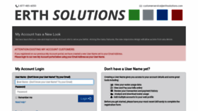 What Erthsolutions.com website looked like in 2020 (4 years ago)