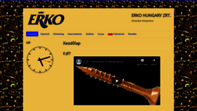 What Erkozrt.hu website looked like in 2020 (4 years ago)