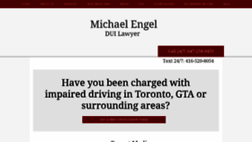 What Engelduilaw.ca website looked like in 2020 (4 years ago)
