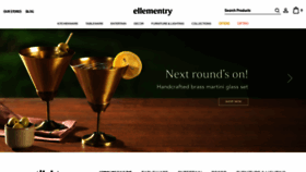 What Ellementry.com website looked like in 2020 (4 years ago)