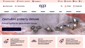 What Eppi.cz website looked like in 2020 (4 years ago)