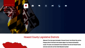 What Ellicottcitydemocrats.com website looked like in 2020 (4 years ago)