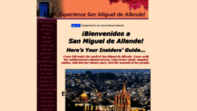 What Experience-san-miguel-de-allende.com website looked like in 2020 (4 years ago)
