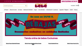 What Exclusivasdelbebe.com website looked like in 2020 (4 years ago)