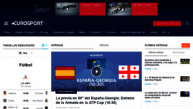What Eurosport.es website looked like in 2020 (4 years ago)