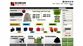 What Ecobagswholesale.com website looked like in 2020 (4 years ago)