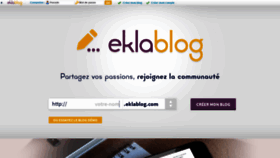 What Ek.la website looked like in 2020 (4 years ago)