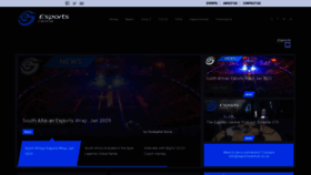 What Esportscentral.co.za website looked like in 2020 (4 years ago)