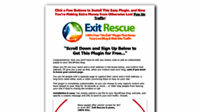 What Exitrescue.com website looked like in 2020 (4 years ago)
