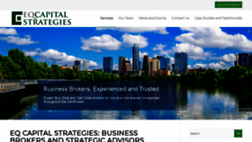 What Eqcapstrategies.com website looked like in 2020 (4 years ago)