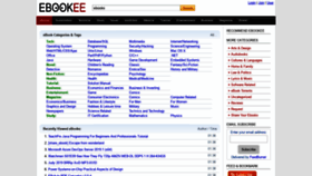 What Ebookee.org website looked like in 2020 (4 years ago)