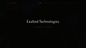 What Exaltedtechnologies.com website looked like in 2020 (4 years ago)