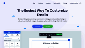 What Emailcustomizer.com website looked like in 2020 (4 years ago)