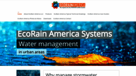 What Ecorainamerica.com website looked like in 2020 (4 years ago)