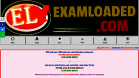 What Examloaded.net website looked like in 2020 (4 years ago)