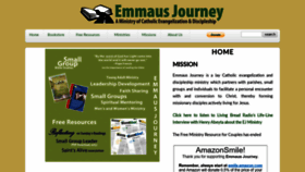 What Emmausjourney.org website looked like in 2020 (4 years ago)
