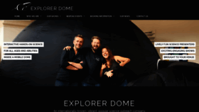 What Explorerdome.co.uk website looked like in 2020 (4 years ago)