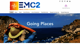 What Emc2travelplanners.com website looked like in 2020 (4 years ago)