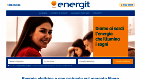 What Energit.it website looked like in 2020 (4 years ago)