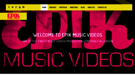 What Epikmusicvideos.com website looked like in 2020 (4 years ago)