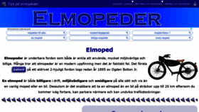 What Elmopeder.se website looked like in 2020 (6 years ago)