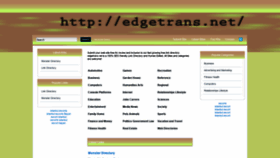 What Edgetrans.net website looked like in 2020 (4 years ago)