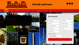 What Eapsecurity.co.za website looked like in 2020 (4 years ago)