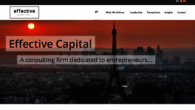 What Effective-capital.com website looked like in 2020 (4 years ago)