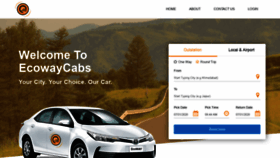 What Ecowaycabs.com website looked like in 2020 (4 years ago)