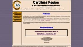 What Egacarolinas.org website looked like in 2020 (4 years ago)
