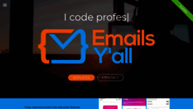 What Emailsyall.com website looked like in 2020 (4 years ago)