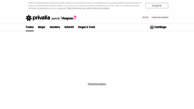 What Es.privalia.com website looked like in 2020 (4 years ago)