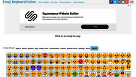 What Emojikeyboard.org website looked like in 2020 (4 years ago)