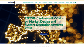 What Entsoe.eu website looked like in 2020 (4 years ago)