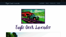 What Eaglecreeklavender.com website looked like in 2020 (4 years ago)