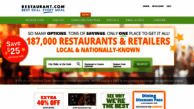 What E.restaurant.com website looked like in 2020 (4 years ago)