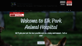 What Elkparkvet.com website looked like in 2020 (4 years ago)