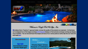 What Eaglepoolspa.com website looked like in 2020 (4 years ago)