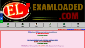 What Examloaded.com website looked like in 2020 (4 years ago)