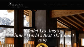 What Elysiancollection.com website looked like in 2020 (5 years ago)