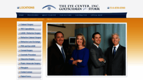 What Eyecenterstl.com website looked like in 2020 (4 years ago)
