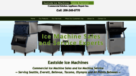 What Eastsideicemachines.com website looked like in 2020 (4 years ago)