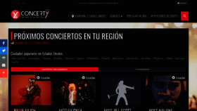What Es.concerty.com website looked like in 2020 (4 years ago)