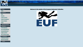 What Euf.eu website looked like in 2020 (4 years ago)