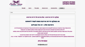 What Etelka.co.il website looked like in 2020 (4 years ago)